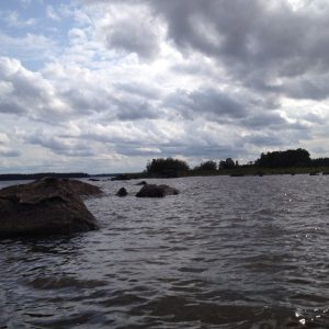 Felsen bei Strömsholmen