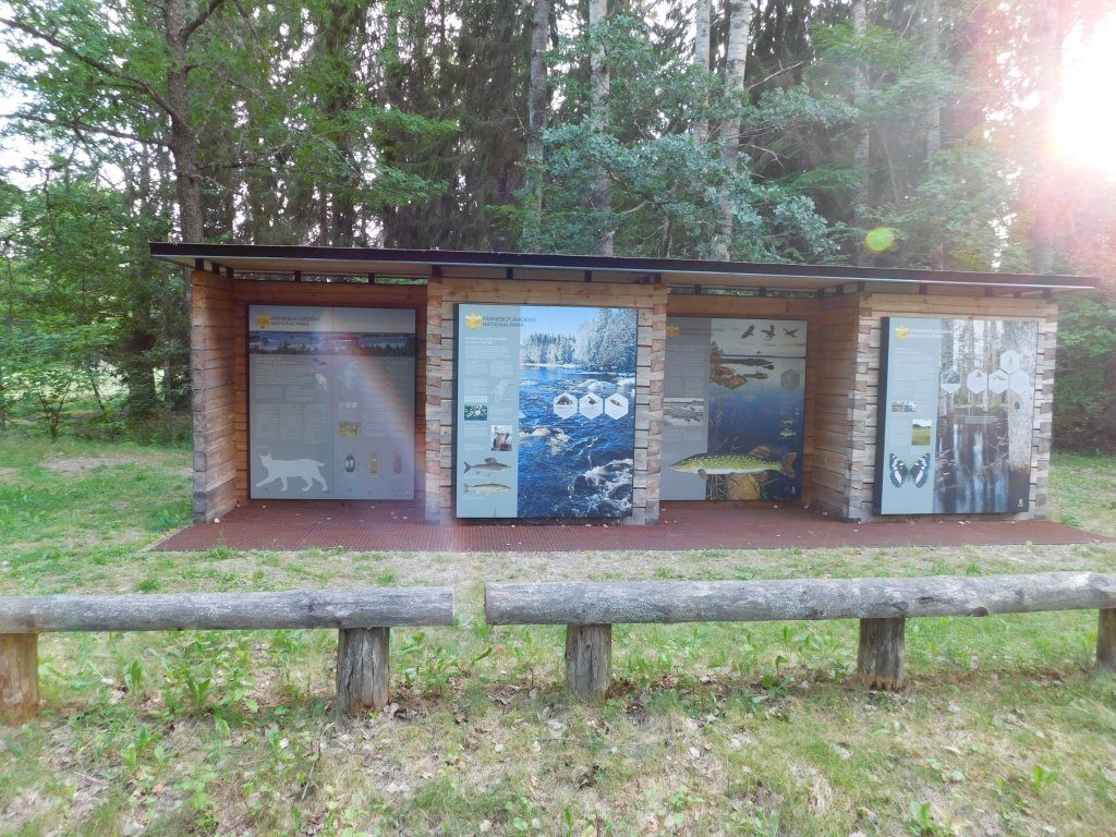 Haupteingang Färnebofjärden Nationalpark