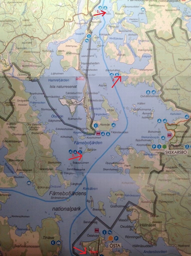 Übernachtungsmöglichkeiten Nationalpark Färnebofjärden