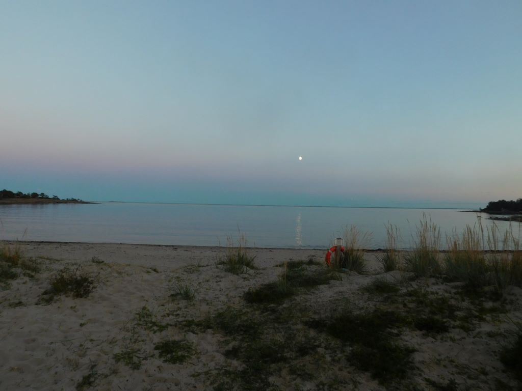 Degersand Sandstrand am Abend