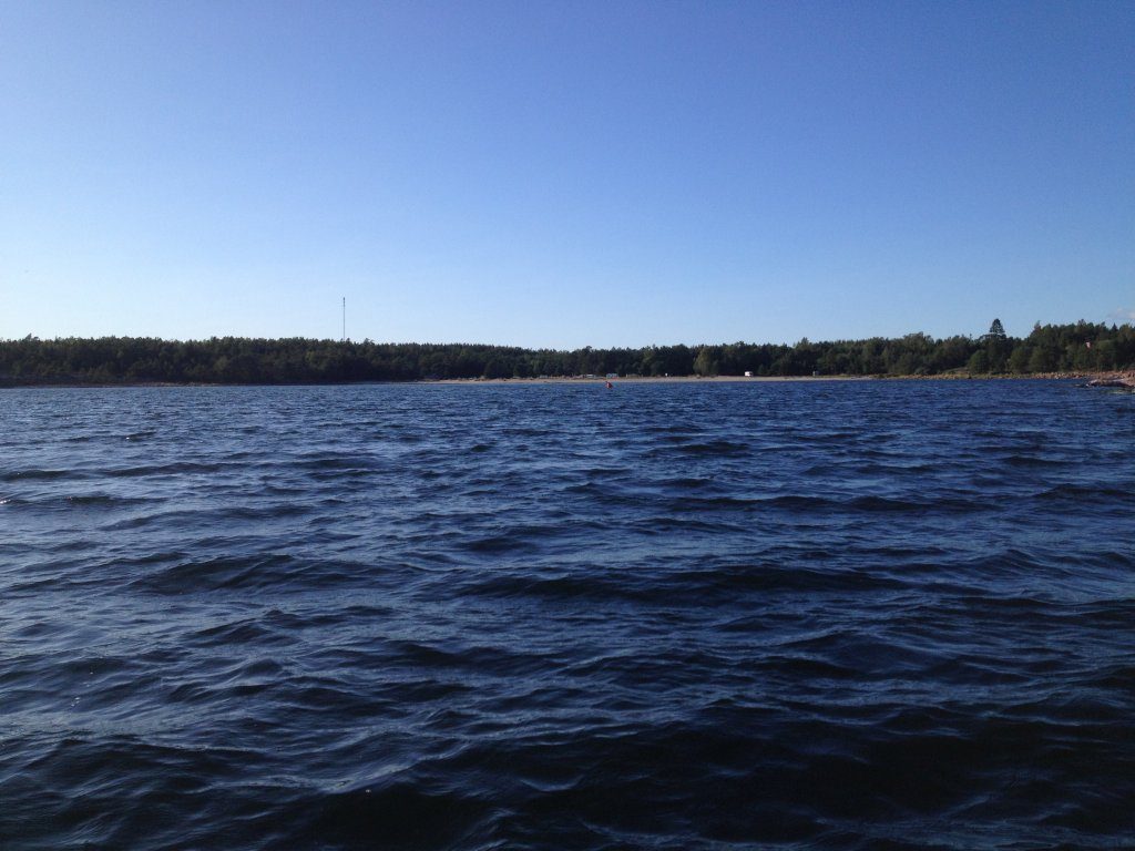 Seekajak vor Degersand