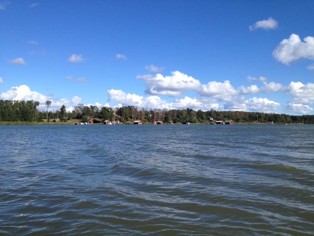 Sandhamn am Kyrksundet