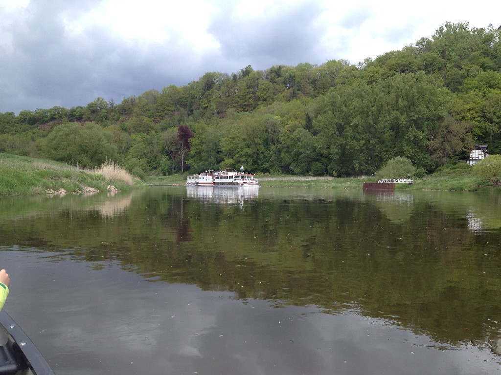 Gegenverkehr mit der "Höxter".