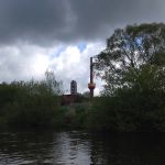 Holzkohlewerke der Fa. Profagus in Bodenfelde (Wesermarathon 2019). Holzkohlewerke Profagus in Bodenfelde.