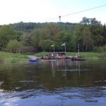 Gierseilfähre Wahmbeck von Wahmbeck (Niedersachsen) nach Gewissenruh (Hessen). Gierseilfähre Wahmbeck von Wahmbeck nach Gewissenruh.