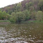 Wesermarathin 2019: Diemelmündung bei Bad Karlshafen. Diemelmündung bei Bad Karlshafen.