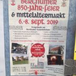 Werbeplakat zur 850-Jahr-Feier