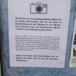 Hinweis zu Foto- und Filmaufnahmen