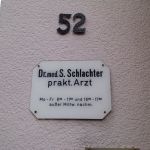 Dr. med. S. Schlachter, prakt. Arzt - es gibt ihn wirklich.